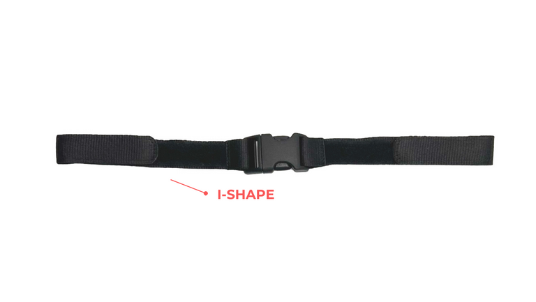 Chin straps I-shape 